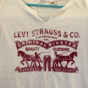 Levi White T-Shirt